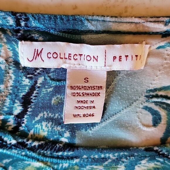 JM Collection blouse Size PS - Picture 7 of 9
